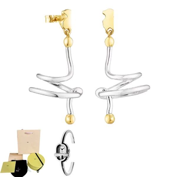2026 FTOUSD 925 Silver earrings - Fashionable earrings-43