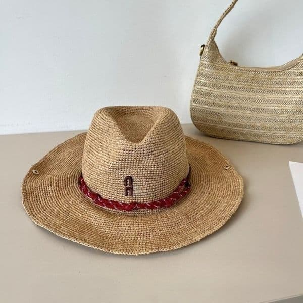 Men Women Bucket Hat Designer Woven Fisherman Hat Wide Brim Bucket Hat Cowboy Hat Sun Hat Breathable UV Protection Beach Hat