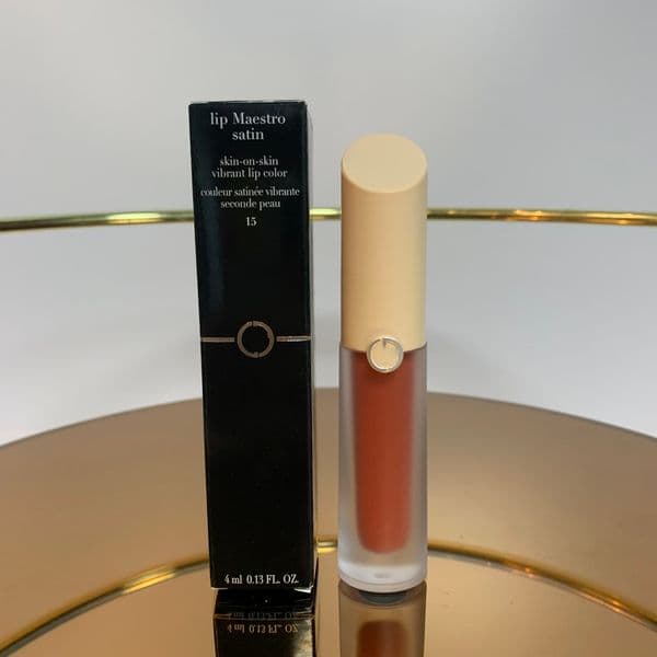 Satin Lip Gloss Brand Maestro Skin On Skin Vibrant Lip Color Couleur Satinee Vibrante Seconde Peau 02 04 14 15 16 17 4ml Long Lasting Satin Lipstick With Rich Pigment