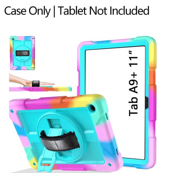 applicable A9plus 11 tablet protective case A11plus silicone 360-degree rotating stand anti-drop