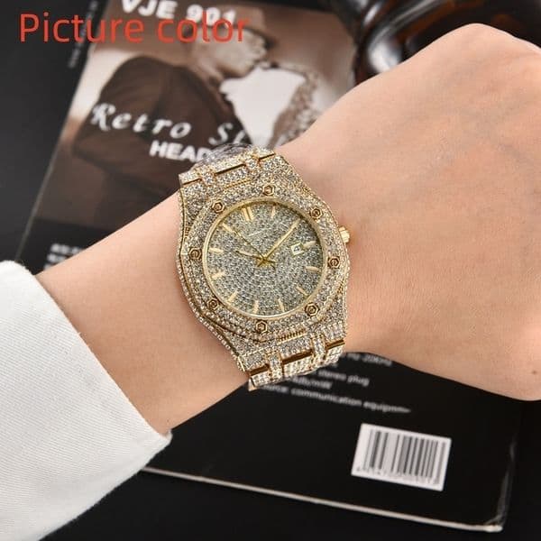 Aude Wrist Watches for 2026 Mens Watches Three needles Quartz Watch High Quality Top Luxury Brand designer Clock Steel Strap Fashion Holiday Gift Lady Diamond