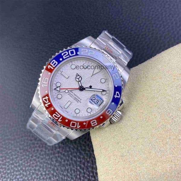 Top quality gmt watch mens watch super clone watches Cal.3285 mechanical movement sapphire glass 904L steel 40mm designer watch with box J5M8