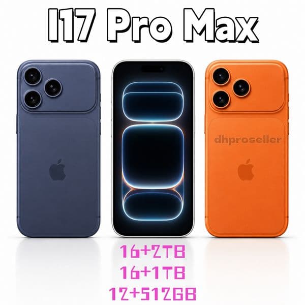 i16 i17 Pro Max 5G Phone 16GB+1TB Unlocked Smartphone 512GB USB-C Face ID 6.9 full screen HD operating system phone custom packaging box US warehouse