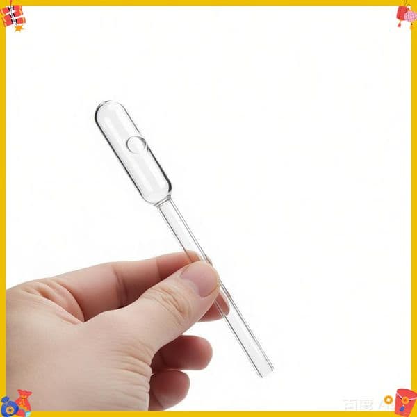 Tariff Free To USA - Wholesale 14cm Clear Glass Oil Burner Pipe with Baseball Design oil banger bowl Thick heady Hand tube nails pipes for smoking