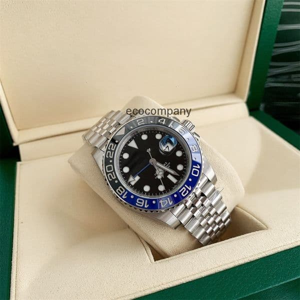 Top quality gmt watch mens watch super clone watches Cal.3285 mechanical movement sapphire glass 904L steel 40mm designer watch with box ZM9M