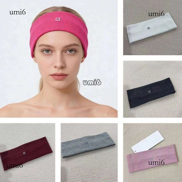 Yoga Headband Designer luxury sports printed High quality stretch fabric loose daily breathable and sweat wicking headbands