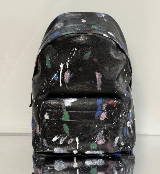 mens explorer series backpack Oiled leather shoulder bag 10A Top Mirror quality backpacks luxury Painted graffit brand crossbody bag schoolbag travel luggage bag