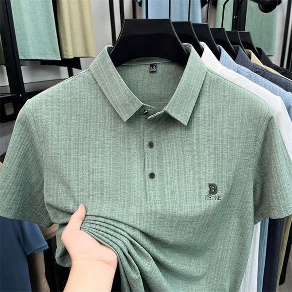 Designer T-shirt Jacquard POLO Shirt Polo Short-sleeved Men's Hoodie Summer Thin Lapel T-shirt Business Casual Half-sleeve Top