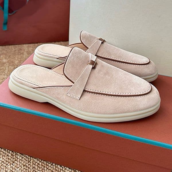 Designer Unisex Charms Walk Babouche Stylish Hand Stitching On The Front Upper Loafers Soles Non Slip Rubbe Penny Loafer Summer Soft Daily Outfit Walk