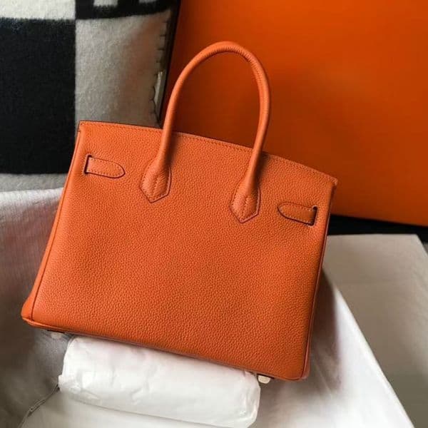 10A luxurys handbags designer bag handbag high quality 25CM 30CM togo genuine leather women's bag luxury bag medium tote bag Waxed thread sewing white lady bag with box