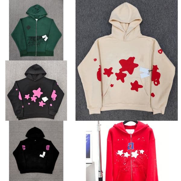 designer mens hoodie hoodies Young Thug sweatshirt hip hop sports pants womens foam letter printing sweatshirts pants web puff printed y2k hoodies US size S-XL a0 82