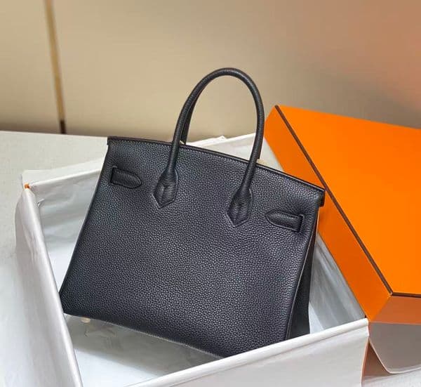 Top luxury designer bag black Elephant Gray 25CM 30CM fashion bags Hand-stitched with waxed thread Gold and silver buttons Free Shipping Gift Box designer bag women