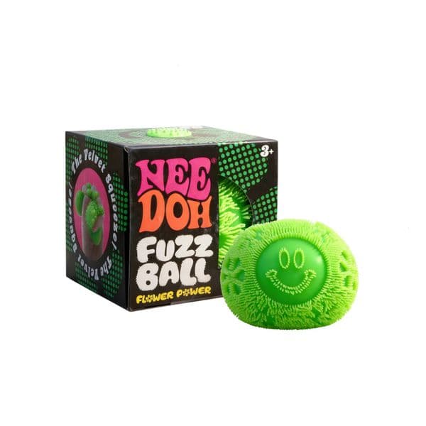 Quick Rebound 6.5cm Needoh Flower Fuzz Ball Squeeze Toy New Soft Squishy Sensory Fidget Toy Anxiety Stress Relief for Kids Adults Home Office Use