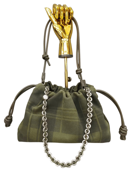 2026 Luxury Designer Women's Classic Cloud Plaid Canvas Handbag Casual Women's Crossbody Bag Leather Shoulder Bag