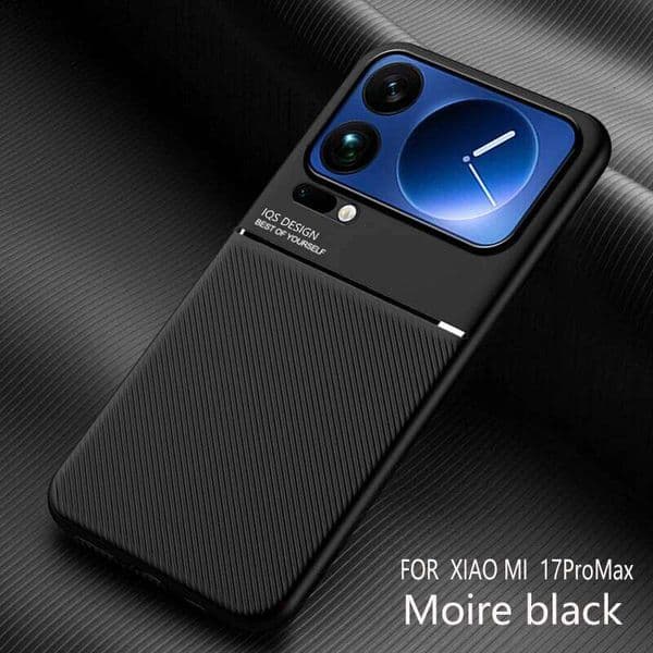 Magnetic Car Phone Case for Xiaomi 17 Max 15 15T 14 14T Mi14 Ultra Mi 15s Pro Magnet Metal Soft TPU Shockproof Cover