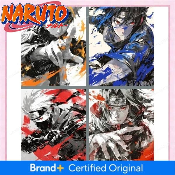 Naruto Wallpaper Classic Anime N-Naruto Poster High Quality Printed Art Sticker Suitable For Bar Living Room Decoration Gift Decorative Painti Hot Sell