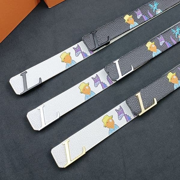 New Trendy Mens Designer Belt Exquisite Pattern Luxury Buckle Matching Belt Street Versatile Daily Business High Quality Belt Width 3.8cm