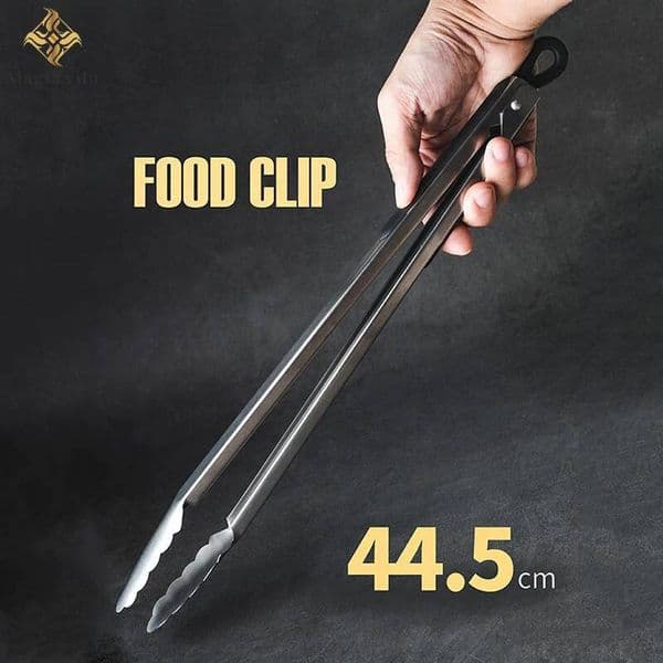 7-16Inch 430 SS BBQ Grilling Clip Tongs Kitchen Cooking Meat Salad Bread Spaghetti For Baking Camping Tools Barbecue Accessories ddmythur