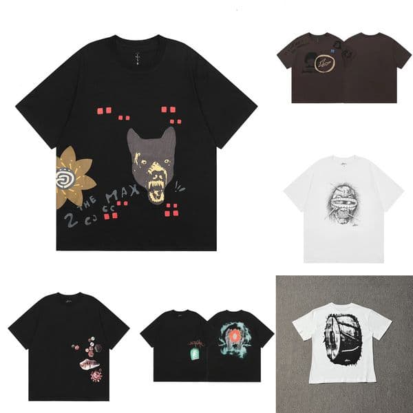 AAA+ Men's T-Shirts 2026 Travisly Scottsly Summer New T Shirts Men Women High Quality Travislies Scottlies shirts Crew Neck Short Print Crew Neck Short Sleeve