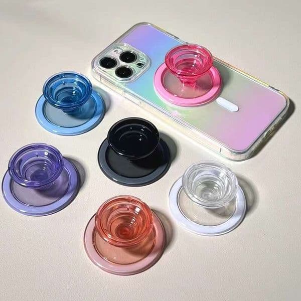 Ultra Transparent Multi-Functional Simple Magnetic Airbag Universal Phone Lazy Stand