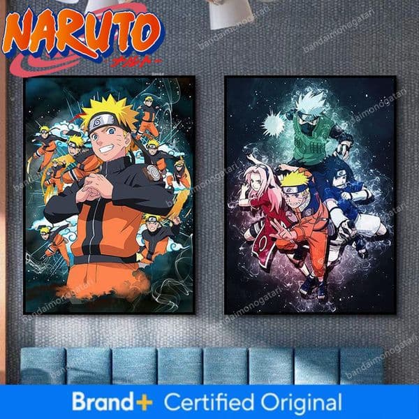 Naruto Wallpaper Naruto poster decorative painting for children's room, boy's bedroom, bedside, study, movie theater mural Hot Sell