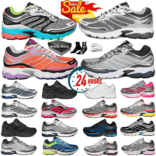 Designers Shoes Progrid sauconny Omni 9 Outdoor Running Shoes Shock Absorption Wear Resistant Thick Sole Grey Navy Blue Green Sneakers Size 36-45