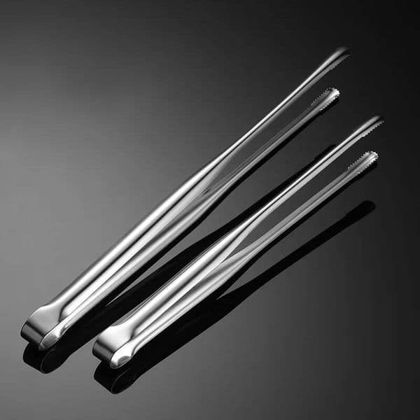 9/12 Inch Japanese Style Food Clips Stainless Steel BBQ Meat Steak Grill Tongs Thin Baking Non-Slip Cooking Restaurant Utensil ddmythur