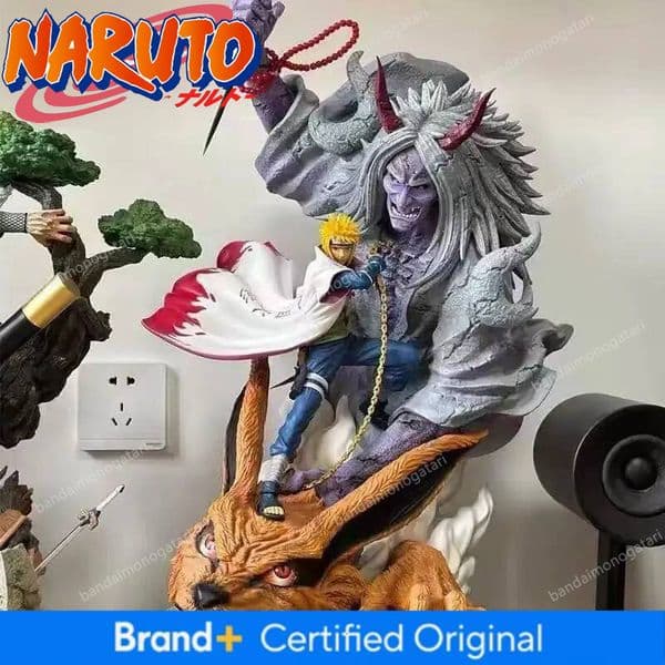 2026 New Naruto Anime Yellow Flash Namikaze Minato Action Figures Pvc Gk Statue Model Desktop Decoration Collection Toy Gifts Hot Sell