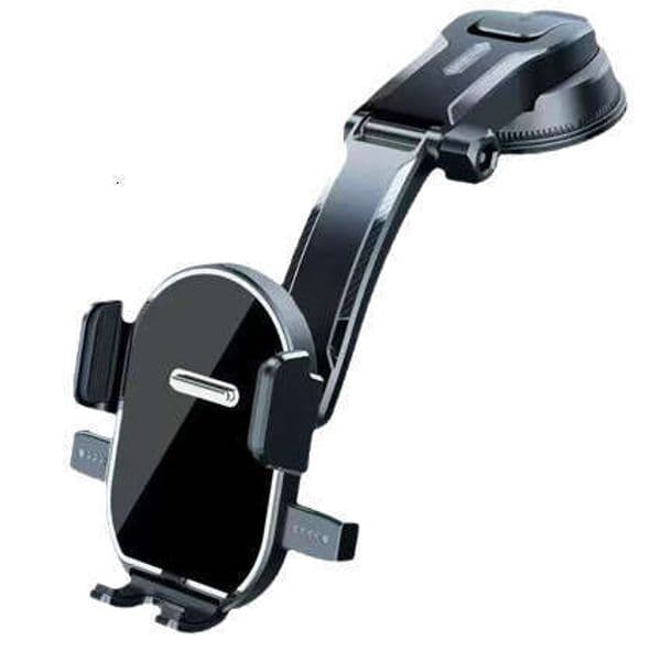 Hot Suction Cup Car Phone Holder Auto Lock Center Console Universal Waterfall Navigation Mount