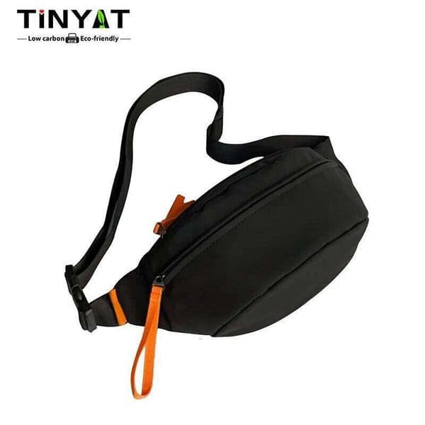 TINYAT Men's Casual Chest Fashion portable Waist Simple Water Resistant Phone Bag Outdoor Hiking for Daily Use Travel