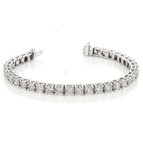 High Quality Jewelry Hip Hop 925 Sterling Silver VVS Moissanite Diamond 3mm6mm Tennis Chain Bracelet for Man Woman