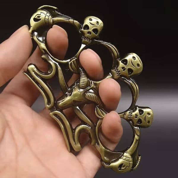 New Hand Support Finger Tiger Four-finger Boxing Gloves Ring Ring Boxing Buckle Car Window Breaking Survival Gear Zinc Alloy Self-defense Weapon