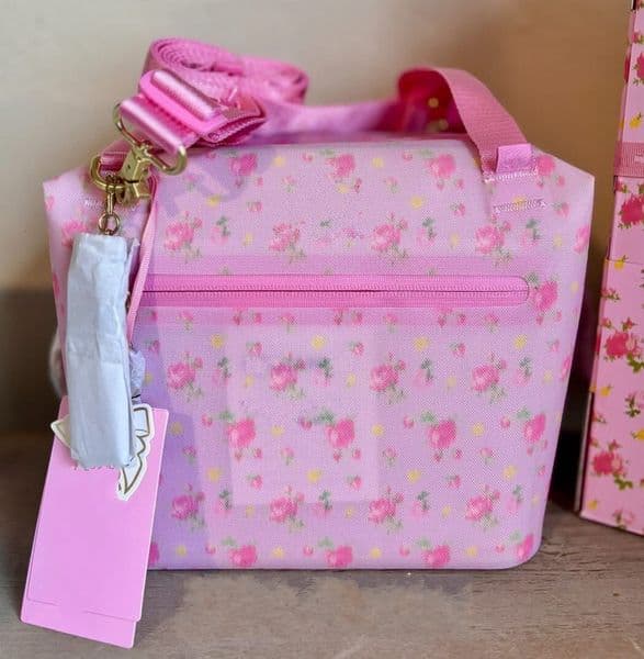 New Floral Julienne Mini Soft Cooler Lunch Bags Boxes All Day 40 oz Cups with Strap Tumbler Crossbody Bag with Phone Pocket Accessories 0920
