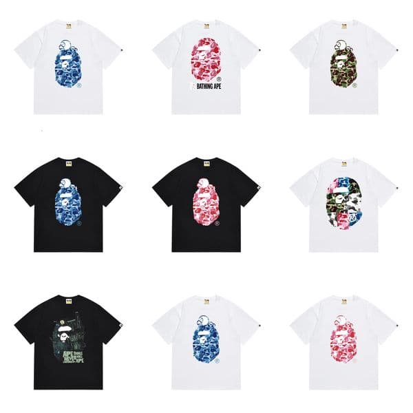 Men's Casual Cotton t shirt Hip hop designer shirt Y2k Retro Classic shirts Graphic Camo tshirt mens designer clothes 2026
