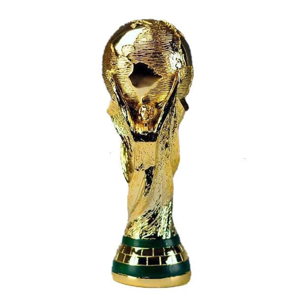Luxury European Golden Football Trophy Resin Craft World Soccer Match Prize Trophy Stylish Home Office Art Decoration Mascot Collection Holiday Present