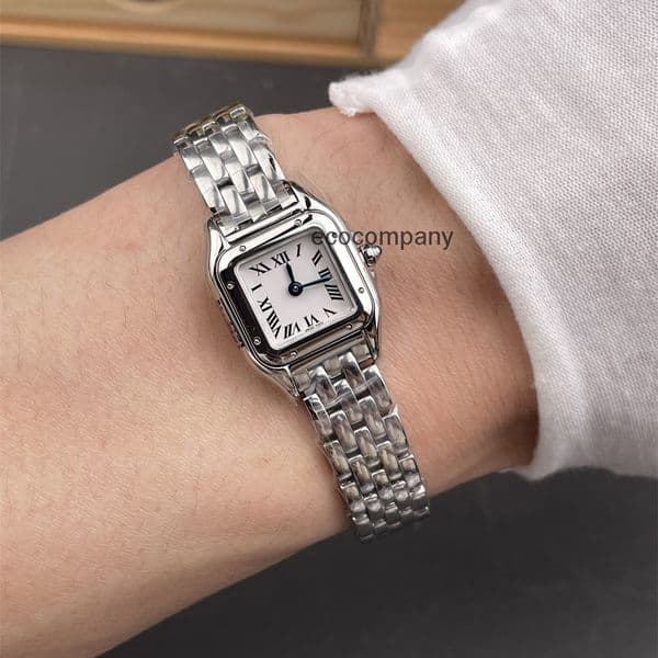 Top quality panthere watch womens watch mens watch super clone watches swiss quartz movement 316L steel strap sapphire glass 19mm 22mm 27mm with box FDOO