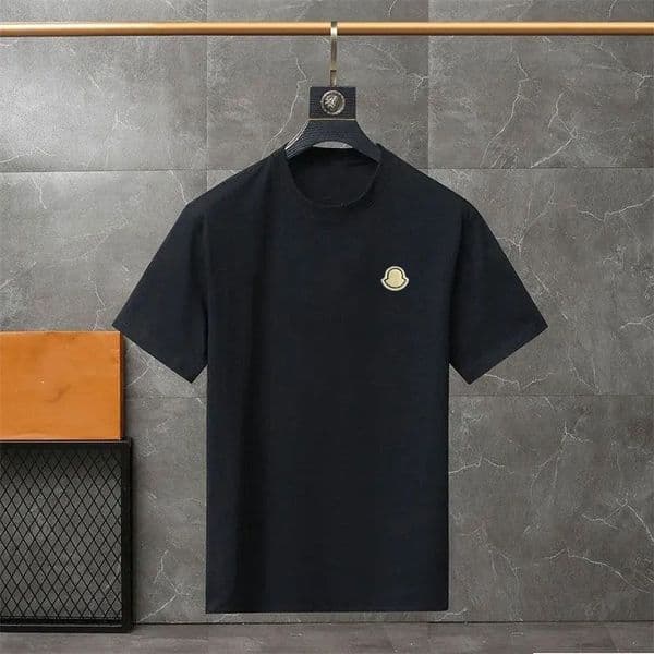 Men's T-shirt designer black and white short sleeved high-end high-quality men's embroidered letter pattern 100% pure cotton POLO shirt couple top