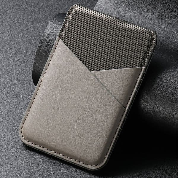 Applicable to Apple iPhone 17 Pro Max Universal card holder for Android devices Anti theft and anti spoofing with MagSafe magnetic ring PU leather