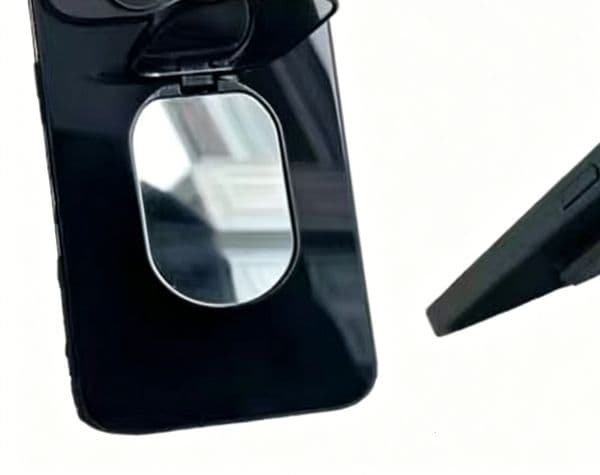Part Phone Bracket With Vanity Mirror Self Adhesive Fixed Design Classical Collection Gift Creative Party Ornament Home Desktop Mobile Phone Support Holder