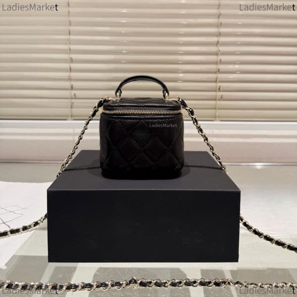 Top Quality Vanity Bag Mini Bag Flap Bag Vanity Case Bag Woman Clutch Bag Designer Bag Makeup Bag Shoulder Bag Luxury Handbag Toiletry Bag Tote Bag Crossbody Bag Box 123