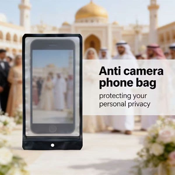 Anti-Photo Phone Bags Made from Special Double-Sided Material to Prevent The Front Rear Cameras of Phones Taking Pictures Designed for Privacy wedding Party Tax Free