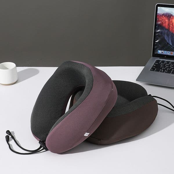 Diagonal-Patterned Memory Foam Triangle Pillow with Storage Box High quality