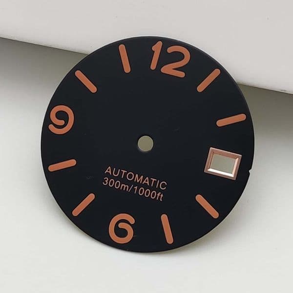 Watch Accessory 30.5Mm Automatic Mechanical Luminous Diving Black Submariner Modified Dial