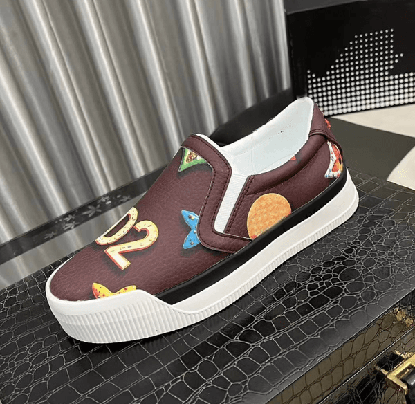 Top DSQ2 Spring Men Sneakers High Top Bottom Men Casual Shoe Colorful Splicing Leather Mens Designer ICON D2 Air Mesh Shoes Hot