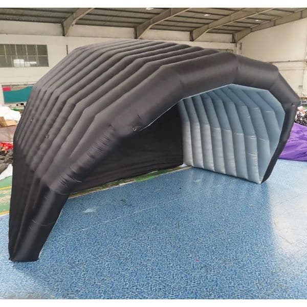 10mWx6mDx5mH wholesale Free ship by air gray black white red blue Inflatable stage tent cover marquee promotional advertising roof event tents with blower 265622