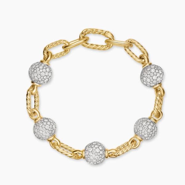 Designer Bracelet for Men Women Madison Chain Bracelet Vintage Luxury Chain Bracelet 18K Gold 925 Silver Bracelet with Diamond Jewelry Gift