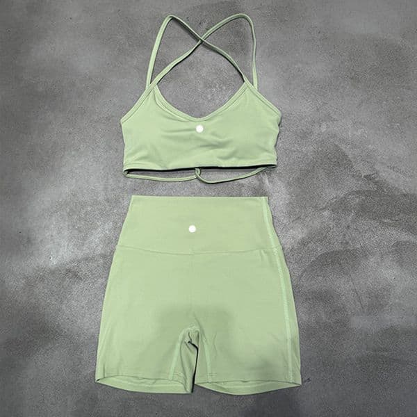 Athleisure Bra shorts Vest Climb Gym Woman Run colorful Sets Designer letter logo Running Clothes Casual Sportswear TopPants Sport Gym Girl 2Pcs Tennis Set YGS134