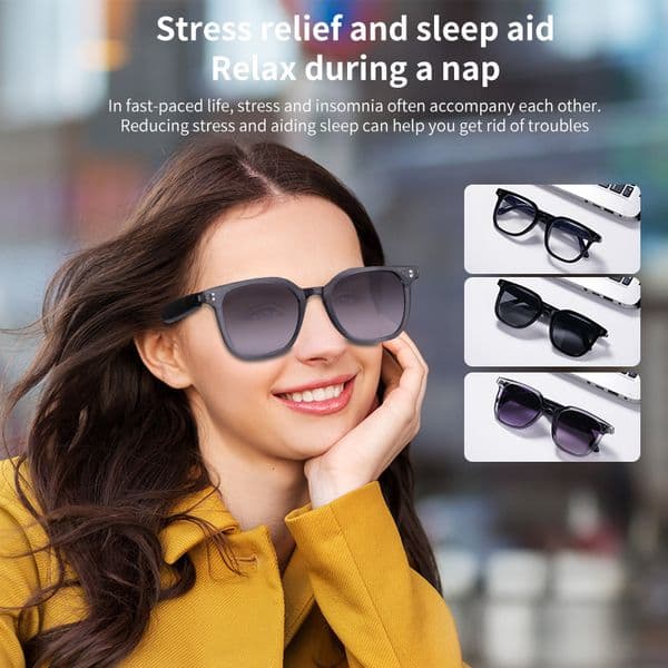 New Womens Designer Smart Sunglasses Outdoor Sunshade Fashion Classic Mens Sunglasses Luxury Glasses AI Multi Functional Photography Video Real Time Translation