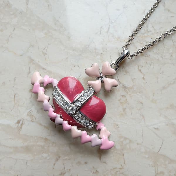 Viviane Vivienme Western Pendant Necklaces Jewerly Designer Viviennelies Westwoodies Saturn Necklace For Woman Man Jewerly Orbit Necklace Cute Pink Enamel Peach