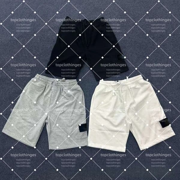 Hot sale Designer Men Short Topstoney Shorts Luxury Mens Shorts Fashion Embroidery High Quality Cotton Jogging Shorts Mens Clothing Summer Man Short Pants